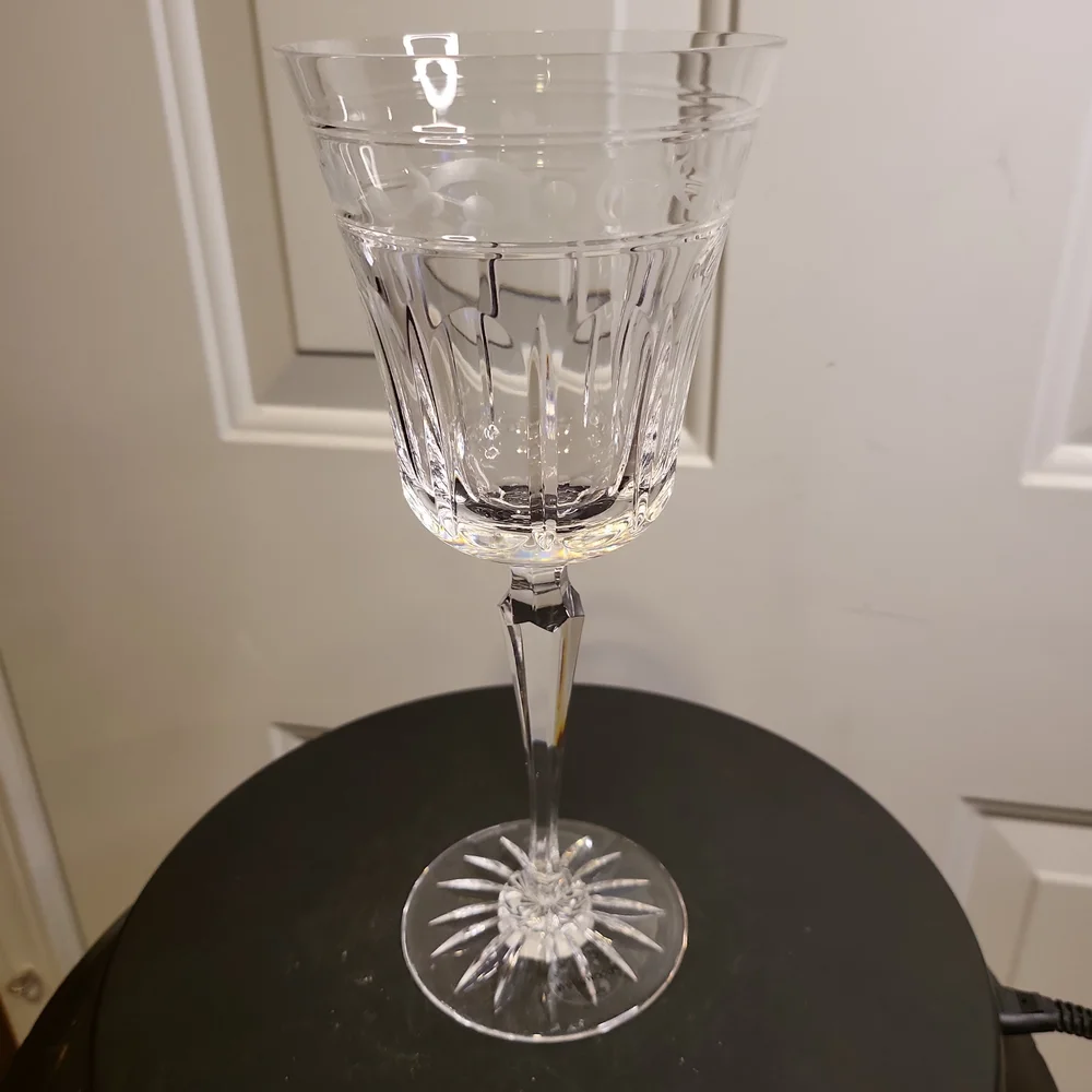 Wedgwood Monarch Crystal Water Goblet 8 7/8